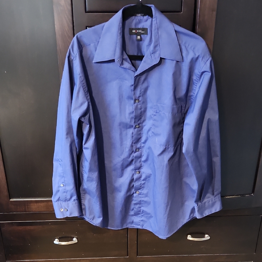 Axcess Royal Blue Dress Shirt